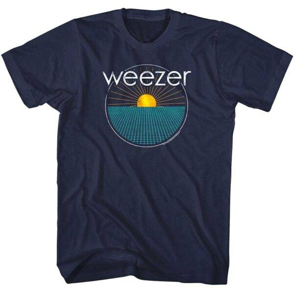 Weezer Digital Sunset Men’s T Shirt