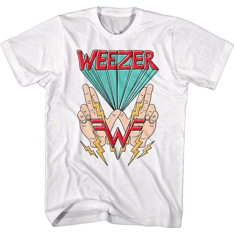 Weezer Hands W Symbol Men’s T Shirt