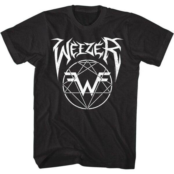 Weezer Metal Logo Men’s T Shirt