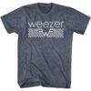 Weezer Checkered Logo Men’s T Shirt