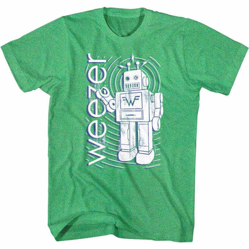 Weezer Robot Radio Men’s T Shirt