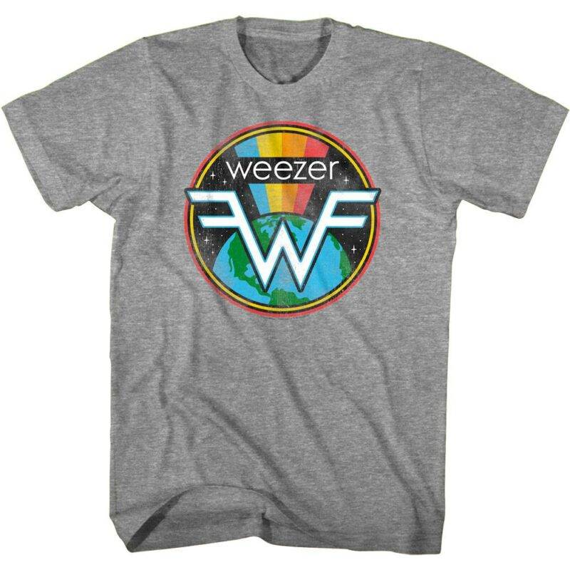 Weezer Space Logo Men’s T Shirt