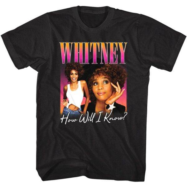 Whitney Houston how Will I Know Men’s T Shirt