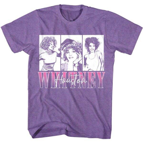 Whitney Houston in Contrast Men’s T Shirt