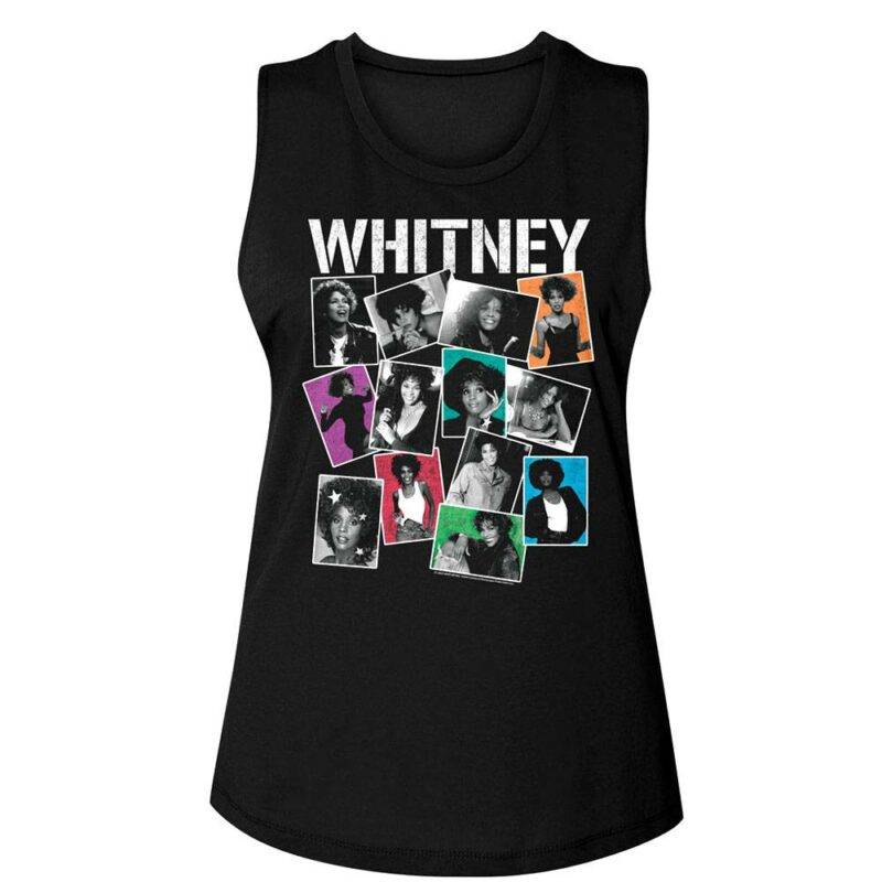 Whitney Houston Polaroids Women’s Tank