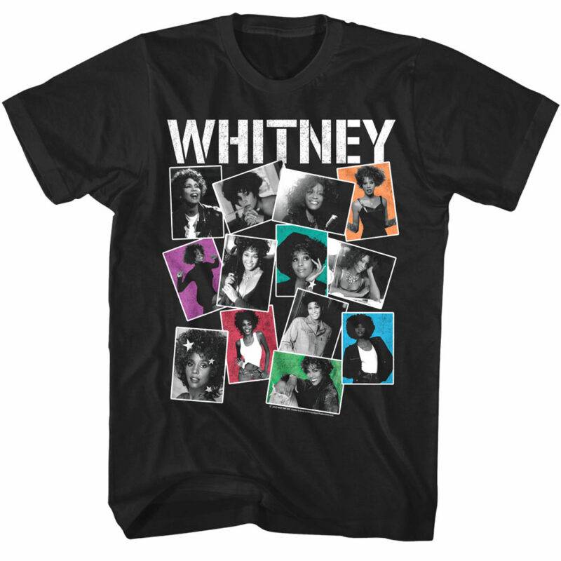 Whitney Houston Polaroids Men’s T Shirt