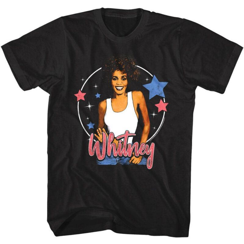 Whitney Houston Star Forever Men’s T Shirt