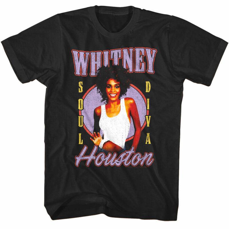 Whitney Houston Soul Diva Men’s T Shirt
