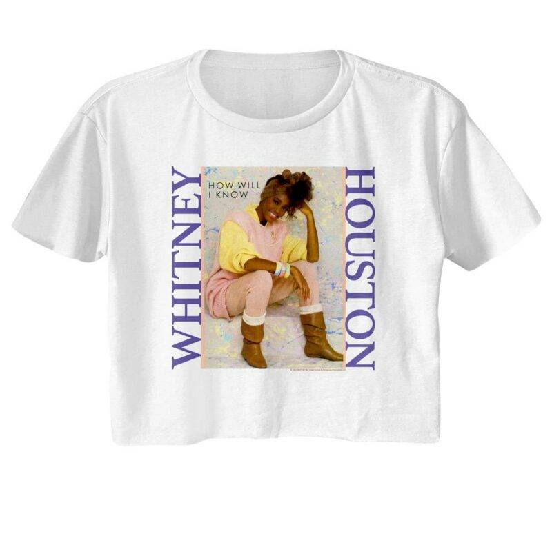 Whitney Houston how Will I Know Single Women’s Crop Top