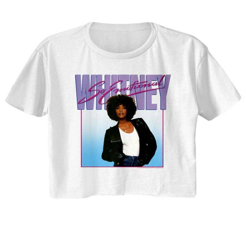 Whitney Houston So Emotional Women’s Crop Top