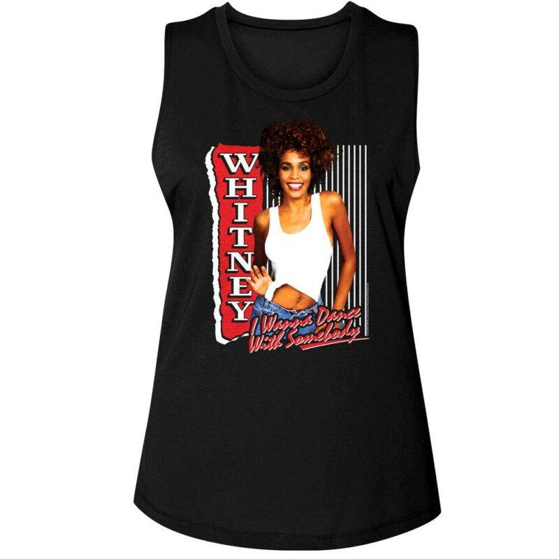 Whitney Houston Wanna Dance With Somebody Women’s Tank