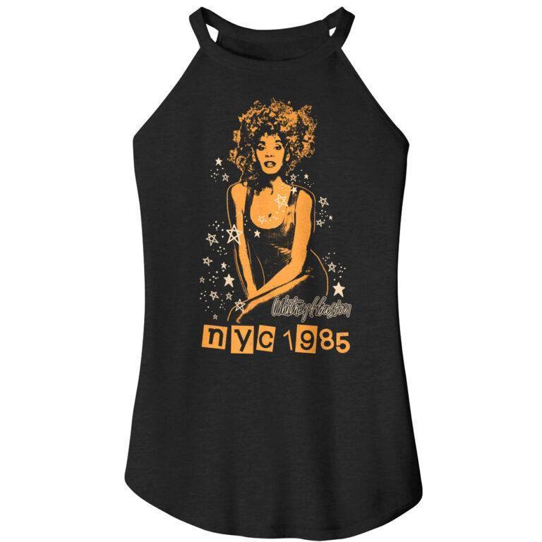 Whitney Houston NYC 1985 Women’s Rocker Tank Top