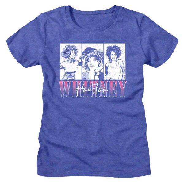 Whitney Houston in Contrast Women’s T Shirt