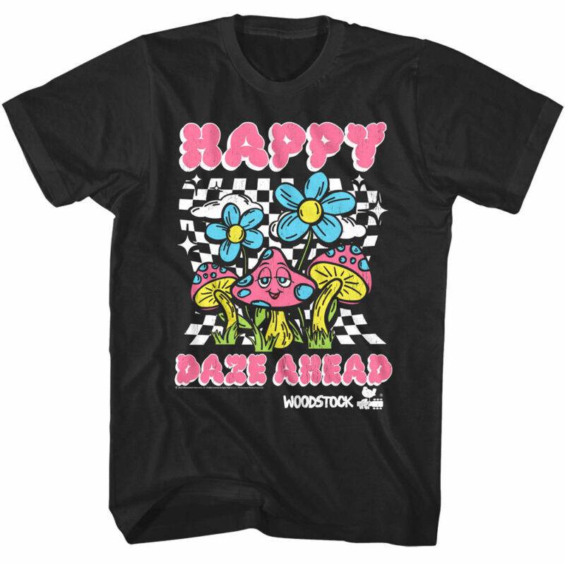 Woodstock Happy Daze Ahead Men’s T Shirt