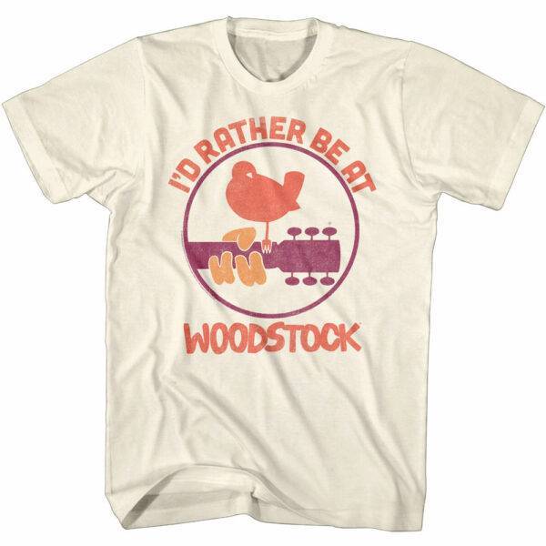 I’d Rather Be at Woodstock Men’s T Shirt