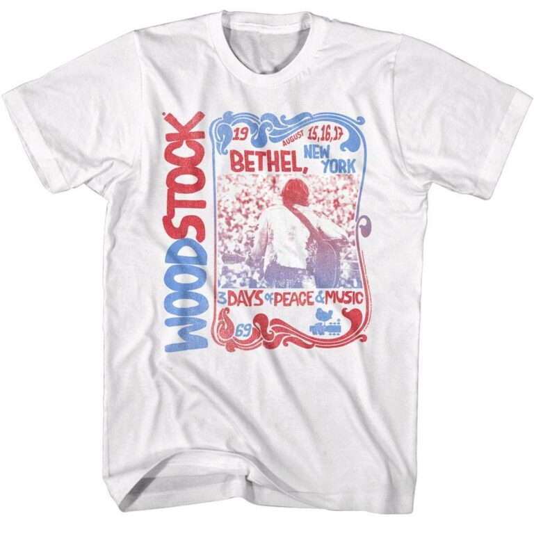 Woodstock Festival Poster Men’s T Shirt