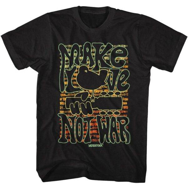 Woodstock Make Love Not War Men’s T Shirt