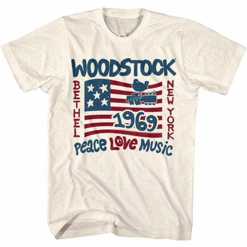 Woodstock Star Spangled New York Men’s T Shirt