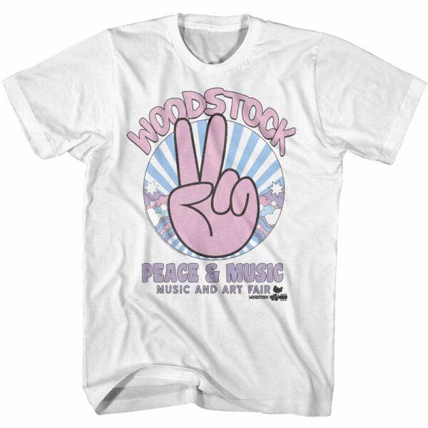 Woodstock Peace Sign 69 Men’s T Shirt