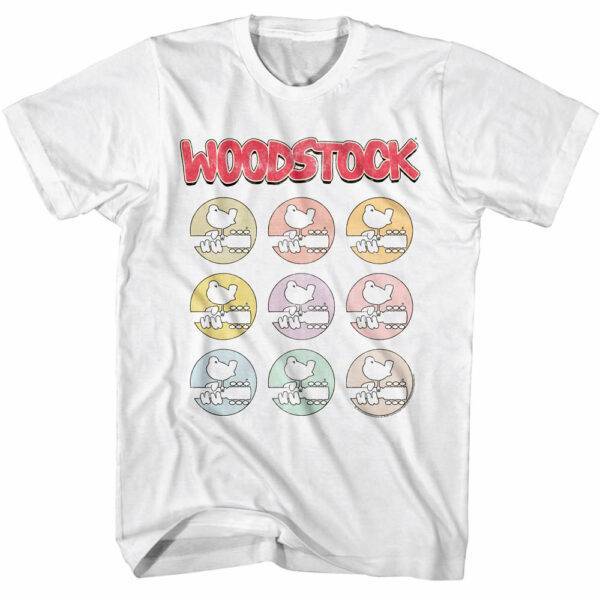 Woodstock Rainbow Bird Men’s T Shirt