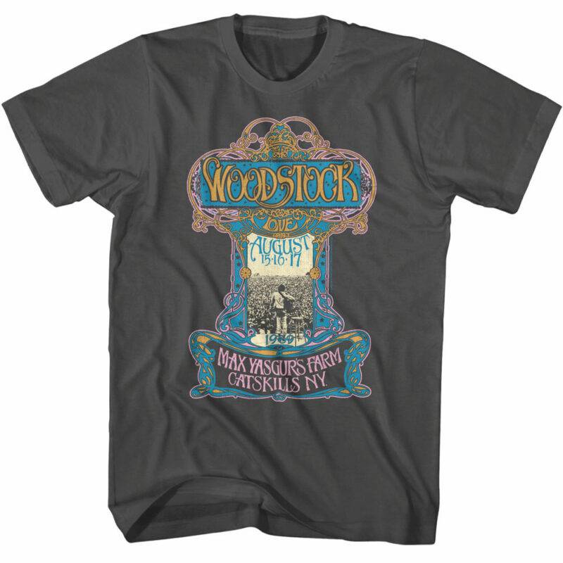 Woodstock Max Yasgur’s Farm Catskills Men’s T Shirt