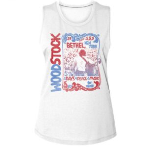 Woodstock Festival Poster Women’s Tank