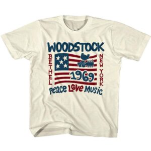 Woodstock Star Spangled New York Kids T Shirt