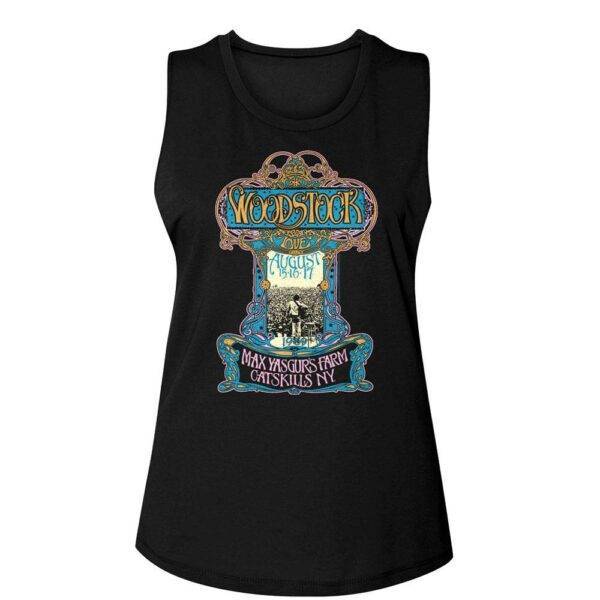 Woodstock Max Yasgur’s Farm Catskills NY Women’s Tank