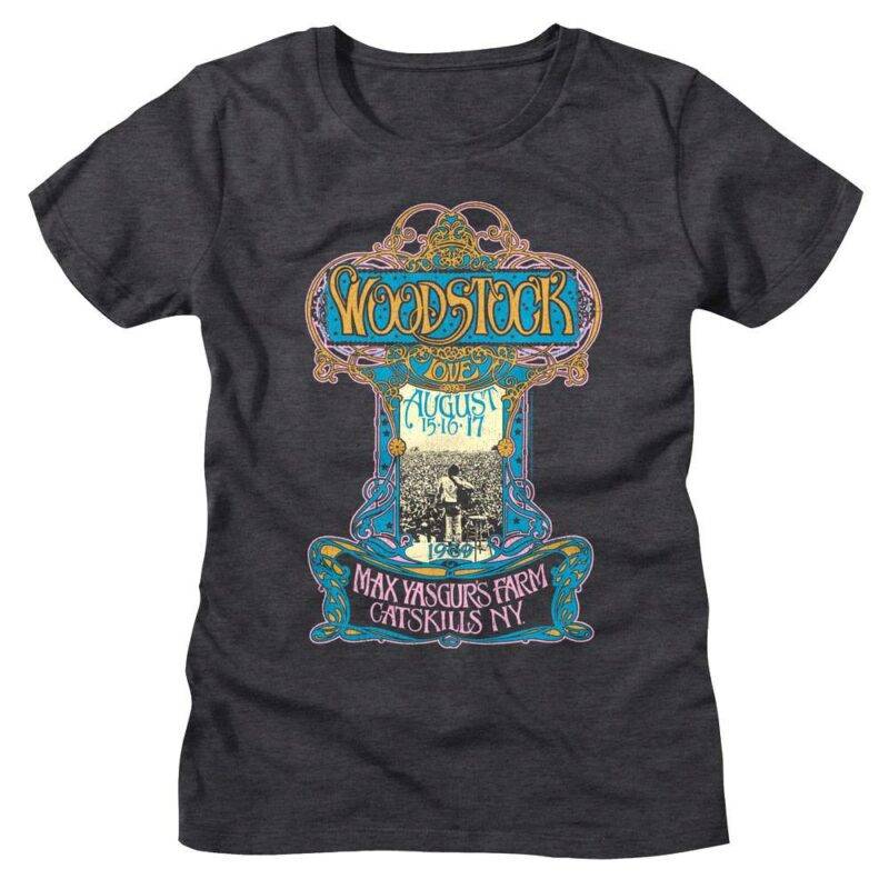 Woodstock Max Yasgur’s Farm Catskills Women’s T Shirt