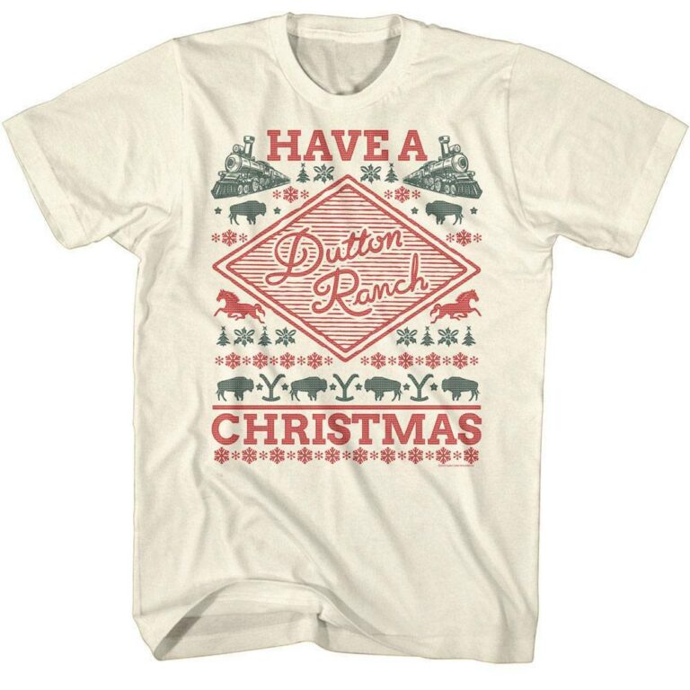 Yellowstone Dutton Ranch Christmas Men’s T Shirt