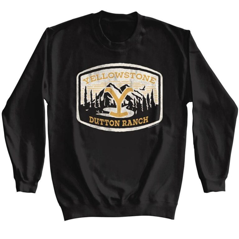 Yellowstone Dutton Ranch Mountains Sweater