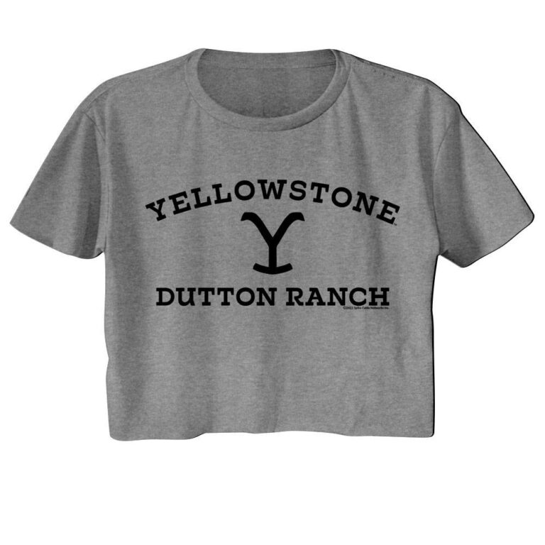 Yellowstone Dutton Ranch Logo Women’s Crop Top