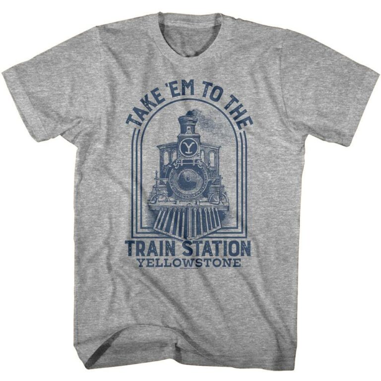 Yellowstone Take ’em to the Train Station Men’s T Shirt