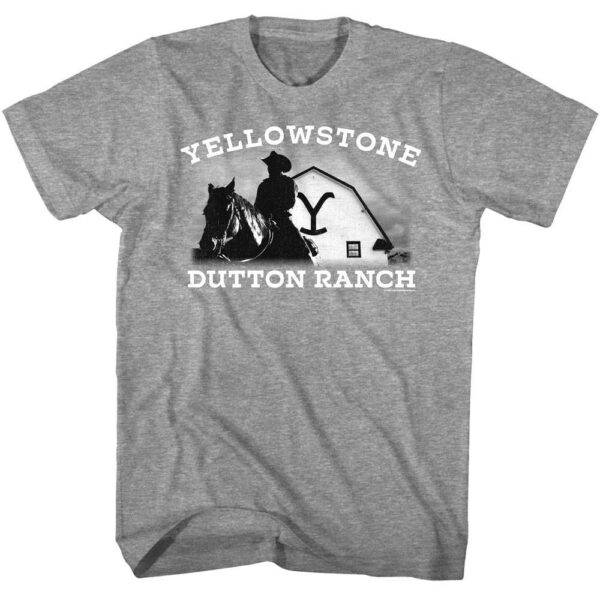 Yellowstone Horseback Silhouette Men’s T Shirt