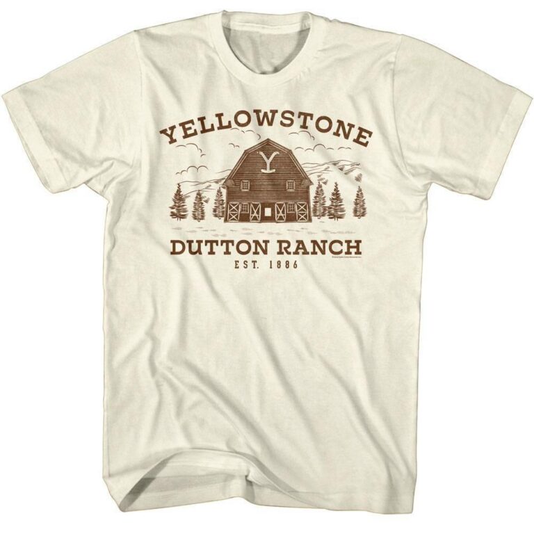 Yellowstone Dutton Ranch House Men’s T Shirt