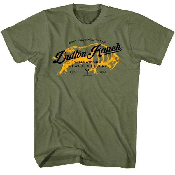 Yellowstone Dutton Ranch Buffalo Men’s T Shirt