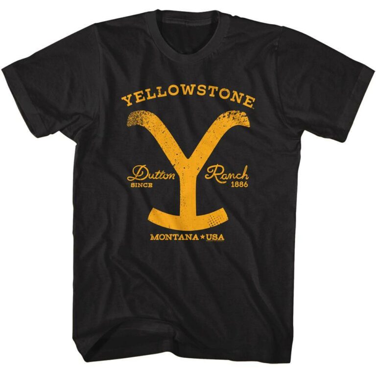 Yellowstone Dutton Ranch Since 1886 Men’s T Shirt