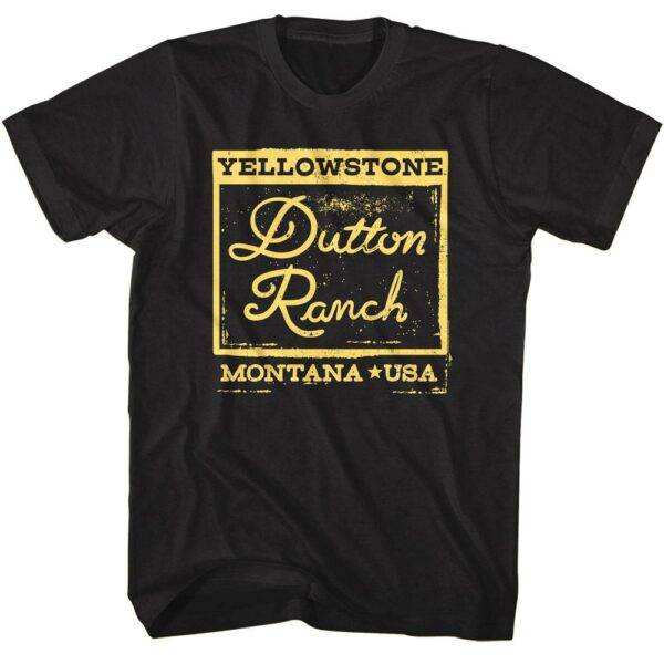 Yellowstone Dutton Ranch Brand Men's T Shirt