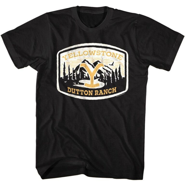 Yellowstone Dutton Ranch Mountains Men’s T Shirt