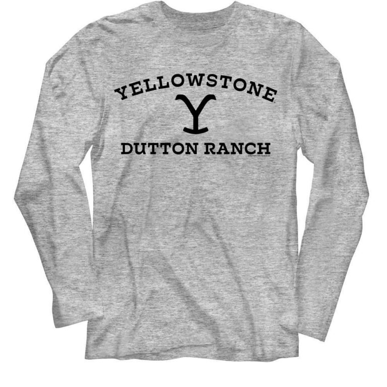 Yellowstone Dutton Ranch Logo Long Sleeve T Shirt