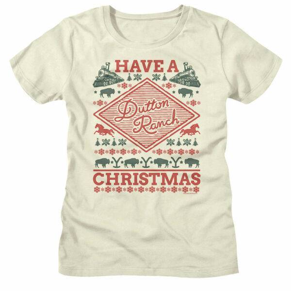 Yellowstone Dutton Ranch Christmas Women’s T Shirt