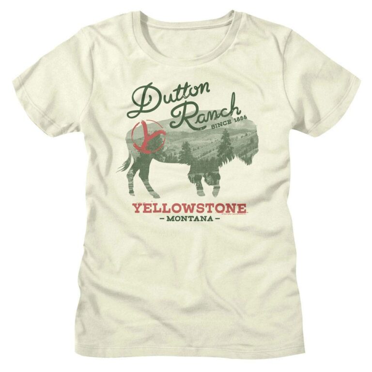 Yellowstone Buffalo Landscape Women’s T Shirt