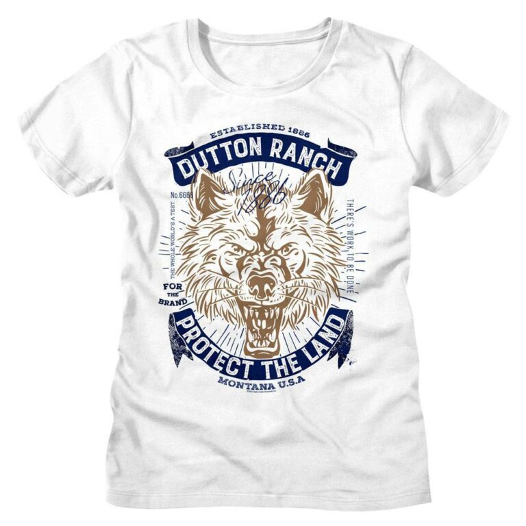 Yellowstone Wolf Head Women’s T Shirt