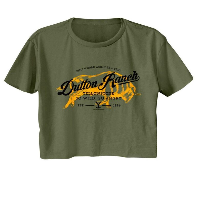 Yellowstone Dutton Ranch Buffalo Women’s Crop Top