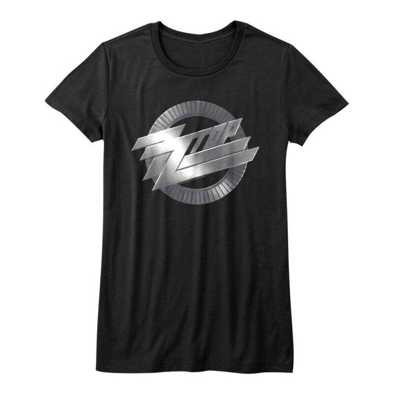 ZZ Top Metallic Logo Women’s T Shirt