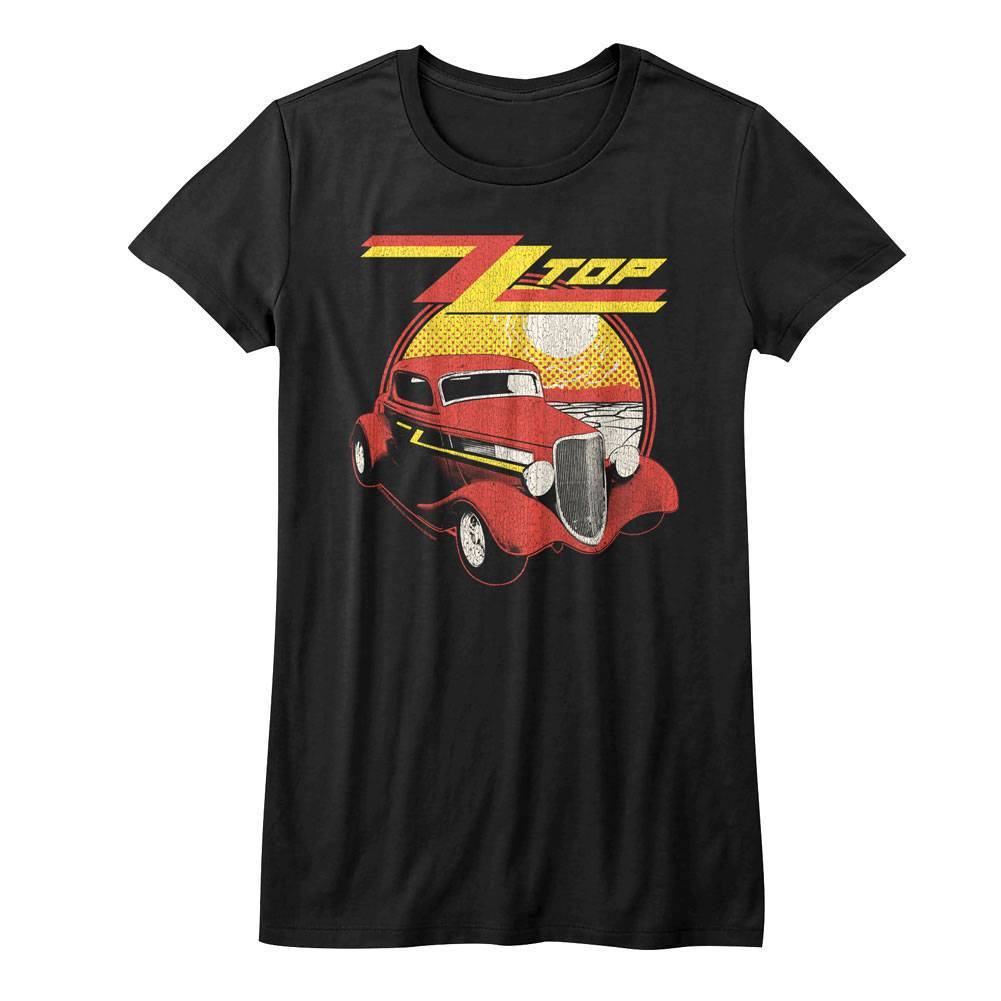 ZZ Top Eliminator T-Shirt Women's Graphic Rock Band Tees