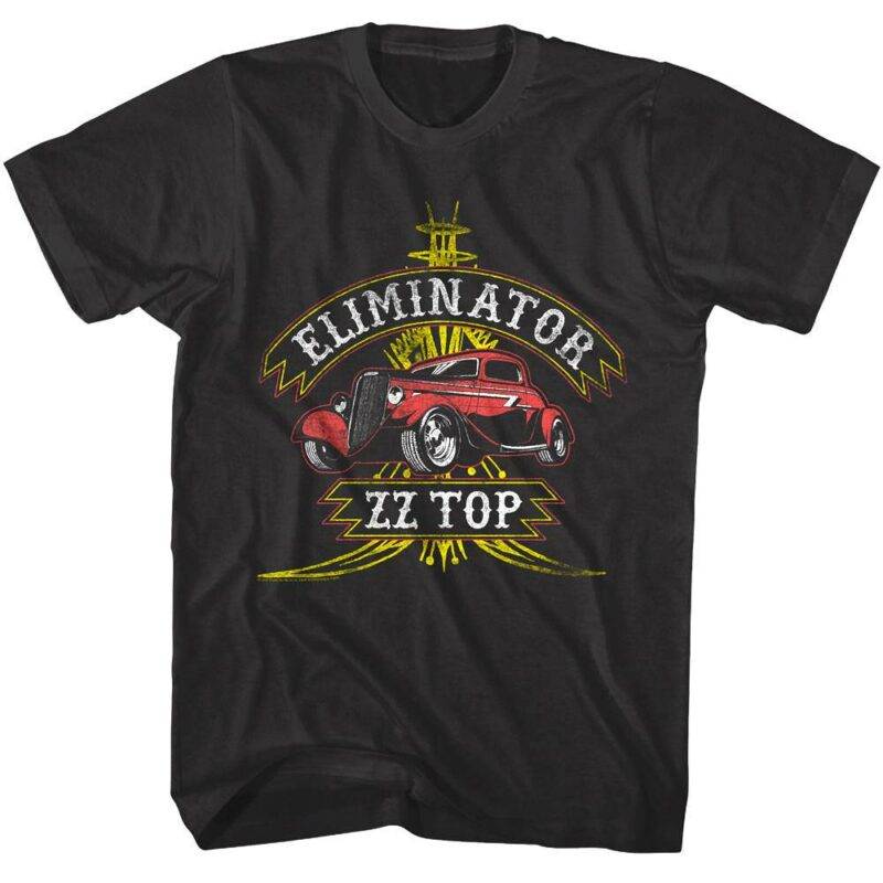 ZZ Top Eliminator Deco Car Men’s T Shirt