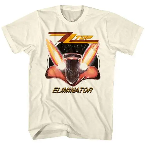 ZZ Top Eliminator Men’s Ivory T Shirt