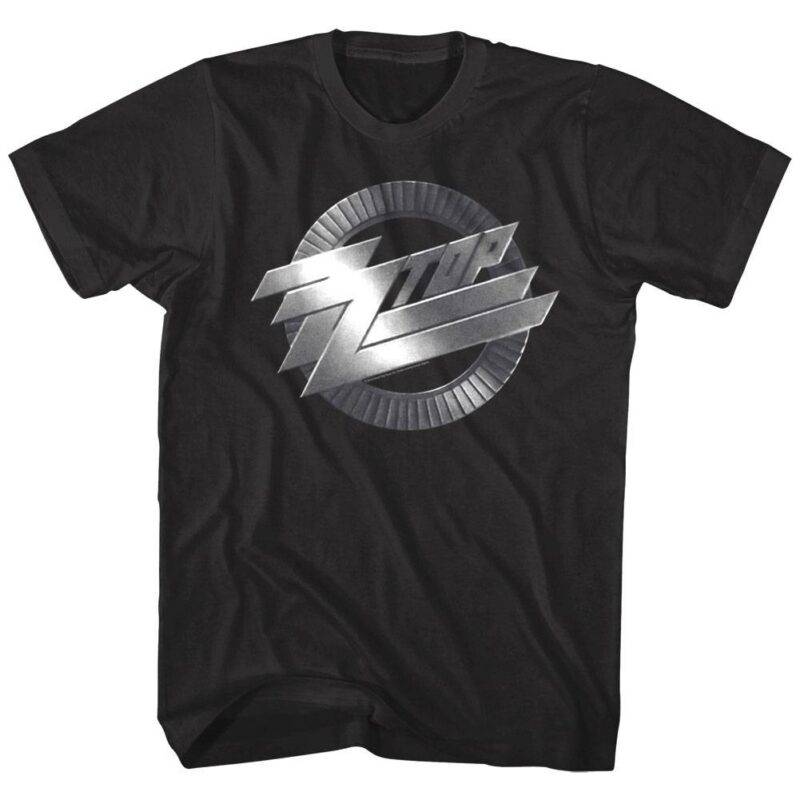 ZZ Top Metallic Logo Men’s T Shirt