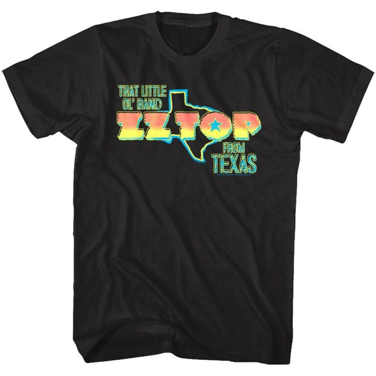 ZZ Top Little Ol’ Band from Texas Men’s T Shirt